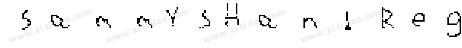 SammysHand Regular字体转换